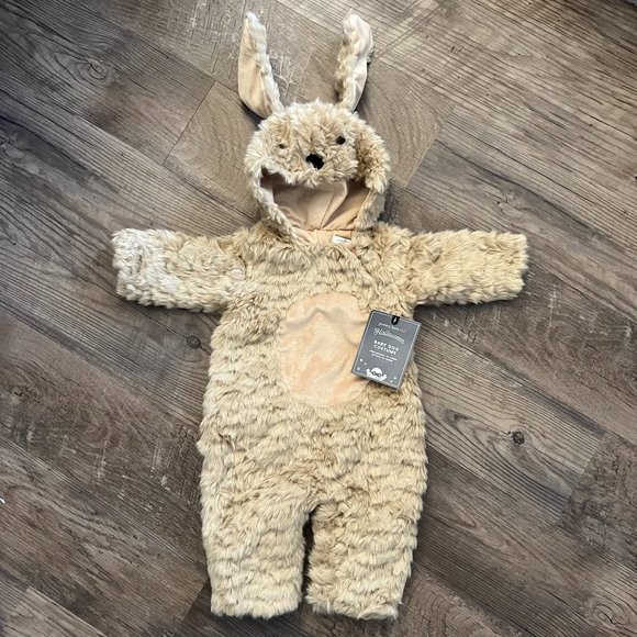 NEW Pottery Barn Kids BABY DOG HALLOWEEN COSTUME 0-6 3 MONTHS *brown puppy - Picture 10 of 15